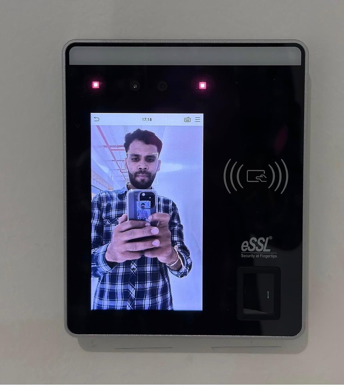 Face-recognition access control, commissioned